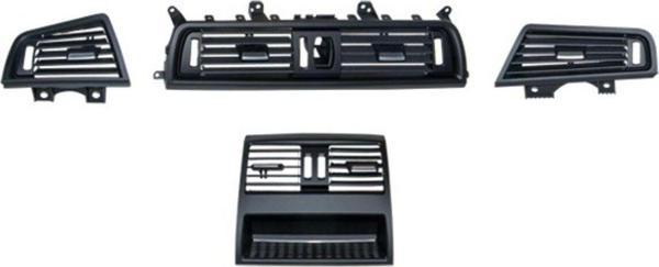 NS Nilser Auto Parts Bmw F10+LCI Klima Kalorifer Izgarası 4 Adet Set Ön Arka Siyah - Image 1