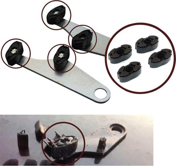 NS Nilser Auto Parts Renault Megane Scenic 2 Logan Sunroof Ayak Bademi 4 Adet - Image 1