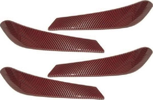 Wender Parts Kapı Tutamak Kaplama Seti F30 F34 F32 F36 Ön Arka Karbon Kırmızı - Image 1