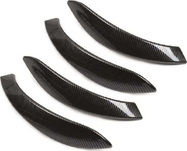 Wender Parts Kapı Tutamak Kaplama Seti F30 F34 F32 F36 Ön Arka Karbon Siyah - Image 1