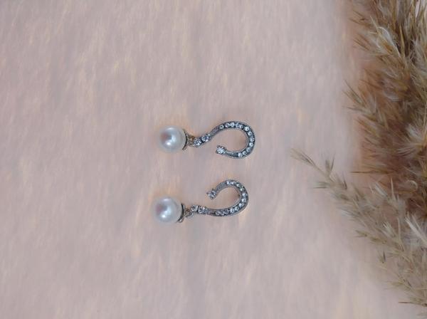 Hdmarketim Swarovski Taşlı Doğal Taşlı Küpe - Image 1