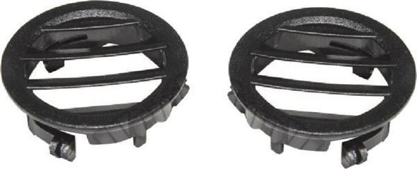Wender Parts Mercedes W204 Klima Kalorifer Izgarası Siyah Ön Üst 2 Adet 07-13 - Image 1