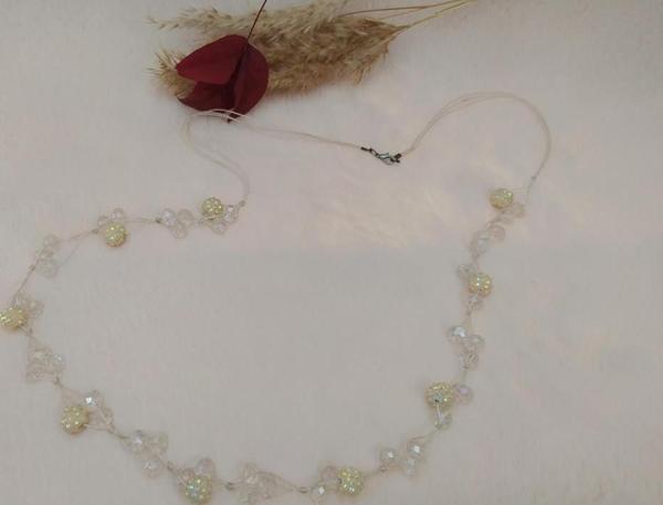 Hdmarketim Swarovski Taşlı Sıralı Kıristal Kolye - Image 1