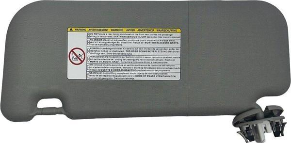 NS Nilser Auto Parts Toyota Corolla Sağ Güneşlik Gri 2007-2013 - Image 1