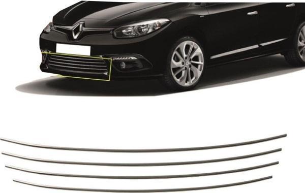 NS Nilser Auto Parts Renault Fluance Ön Tampon Çıtası Takım 4 Parça Krom Set 2013 > - Image 1