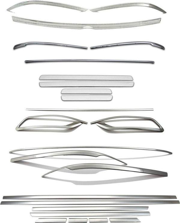 NS Nilser Auto Parts Vw Passat B8.5 Business Krom Aksesuar Takım Seti 24 Parça - Image 1