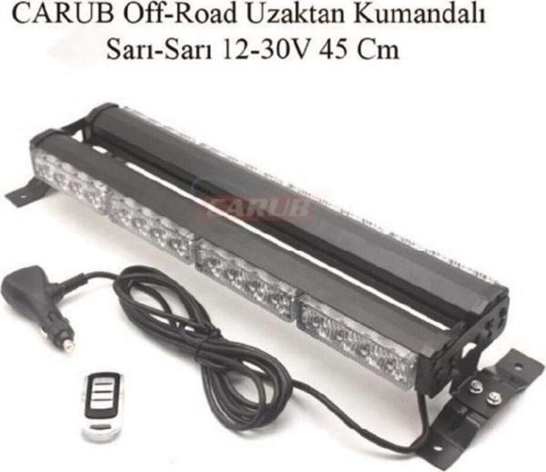 Carub Off Road Projektör Çift Taraflı Uzaktan Kumandalı 12 V 30v 45 Cm - Image 1