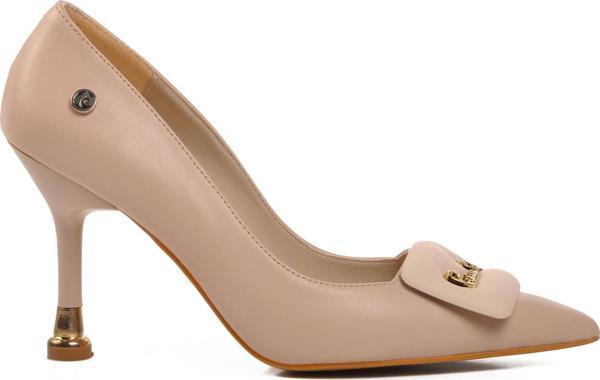 Pierre Cardin PC-54029 Krem Kadın Topuklu Ayakkabı - Image 1