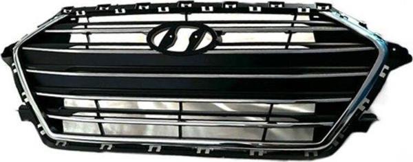 NS Nilser Auto Parts Hyundai Elantra Ön Panjur Krom 2016-2018 - Image 1
