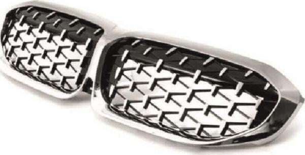 Wender Parts Bmw G30 Ön Panjur Krom Siyah Diamond Meteor 2017-2020 - Image 1