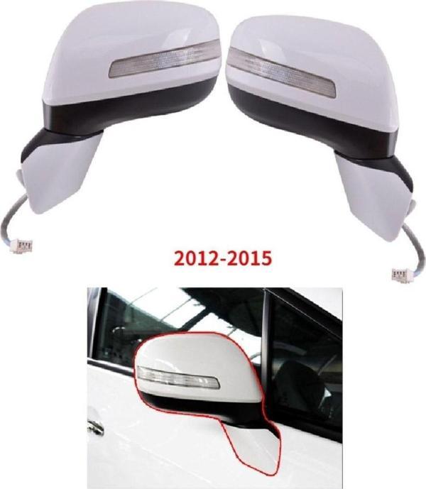 Itaqi Honda Civic Sağ-sol Dikiz Ayna Elek+sinyal Beyaz 5 Fiş 2012-2015 - Image 1