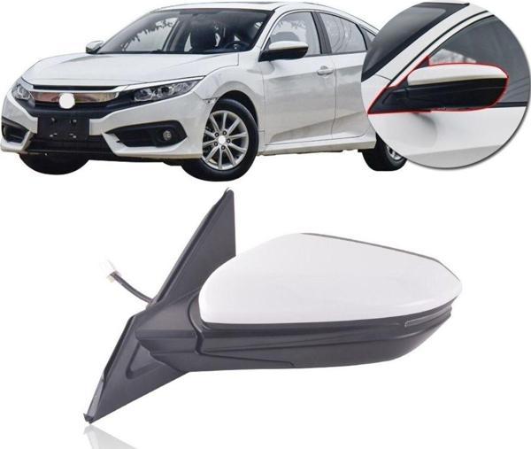 NS Nilser Auto Parts Honda Civic Sol Dikiz Ayna Elek+sinyal+katlanabilir 2015-2021 - Image 1