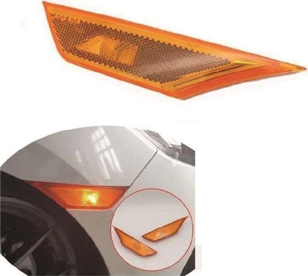 NS Nilser Auto Parts Honda Civic Uyumlu Çamurluk Sinyal Sağ-sol Takım (sarı) 2016-2021 - Image 1
