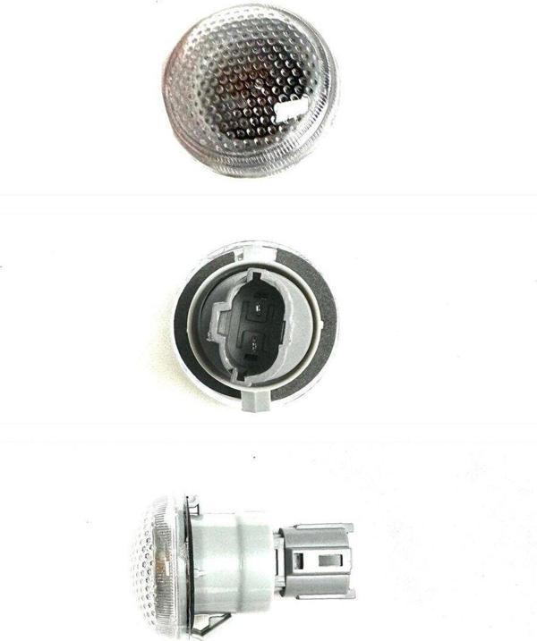 NS Nilser Auto Parts Kia Rio Sağ Sol Uyumlu Çamurluk Sinyal 1 Adet Beyaz 2000-2002 - Image 1