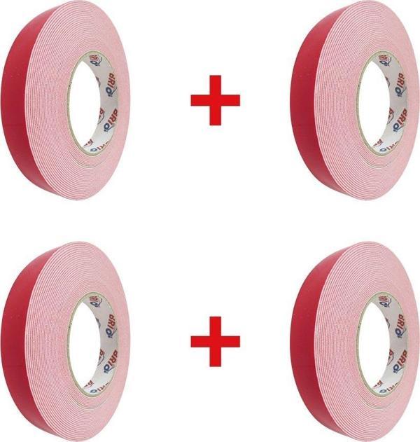 Brio Çift Taraflı Köpük Bant Beyaz 19Mmx5M 4'lü - Image 1