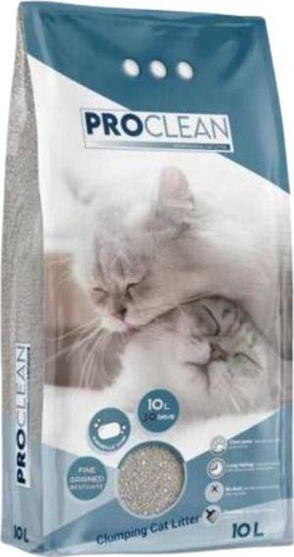 ProClean Marsilya Sabun Kokulu İnce Taneli Topaklanan Kedi Kumu 10 lt - Image 1