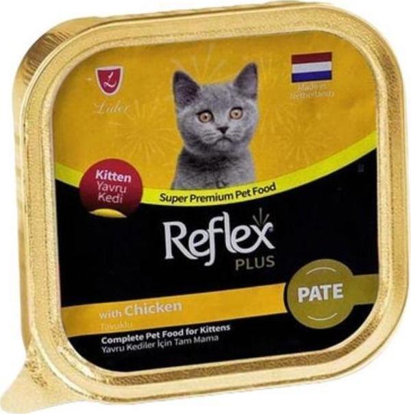 Reflex Plus Pate Tavuklu Yavru Kedi Konservesi 85 Gr - Image 1