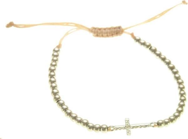 Haç Bİleklik  Ayarlanabilir Swarovski Taşlı - Image 1