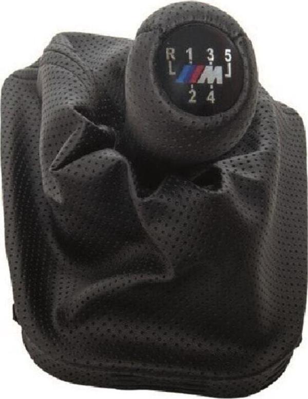 Wender Parts Bmw E46  Uyumlu Topuzlu Vites Körüğü 5 Ileri Siyah Noktalı -///m- - Image 1