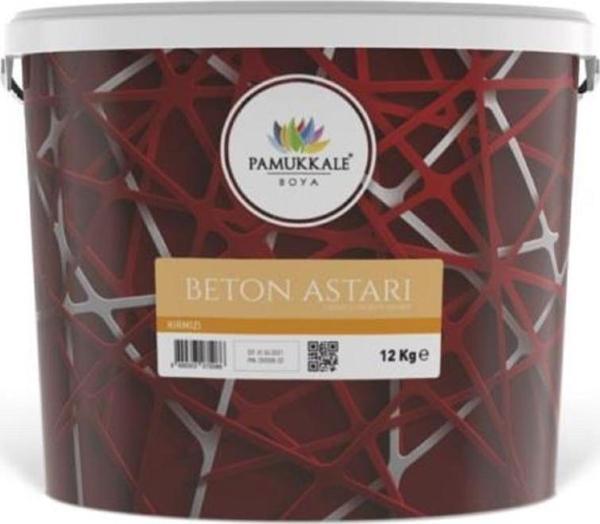 Pamukkale Brüt Beton Astarı 12 Kg Kırmızı - Image 1