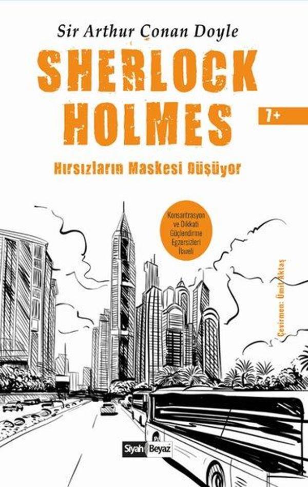 Sherlock Holmes - Hırsızların Maskesi Düşüyor 7+ - Siyah Beyaz - Image 1