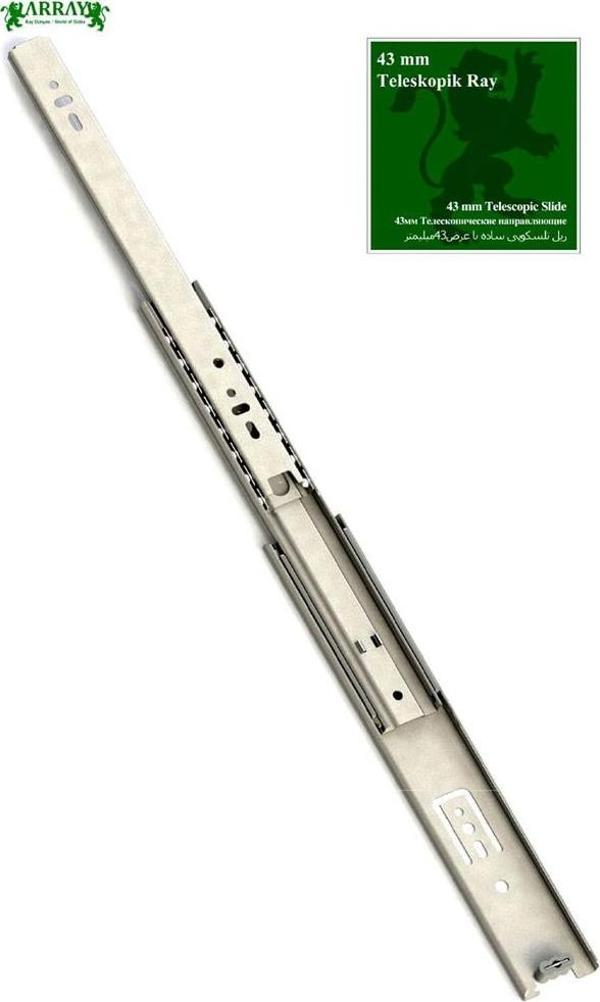 ARRAY TELESKOPİK ÇEKMECE RAYI 43 MM 35 CM - Image 1