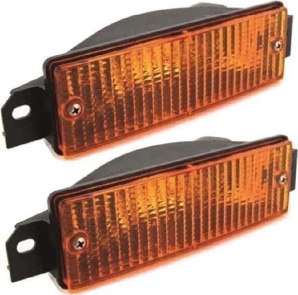 Wender Parts Bmw E30 Ön Tampon Reklektörü Sarı Seti 2 Adet - Image 1