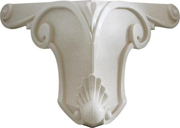 MOTİFLİ LÜKENS AYAK 12 CM BEYAZ - Image 1