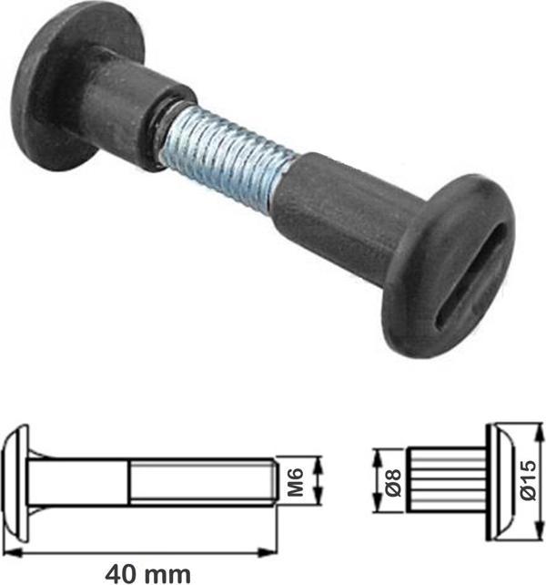 PLASTİK MONTEBENT 40 MM ( 10 ADET ) - Image 1