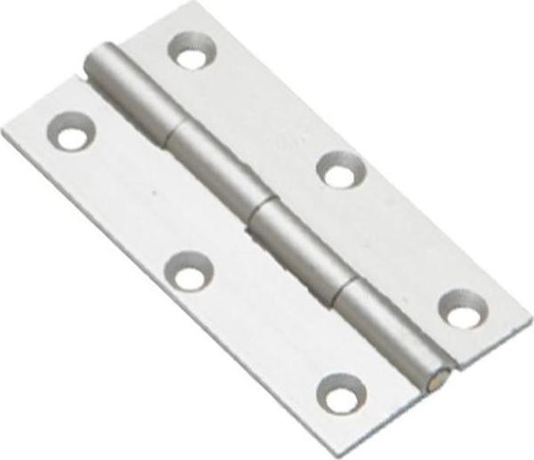 ALÜMİNYUM SABİT DAR MENTEŞE 6 CM SATEN - Image 1