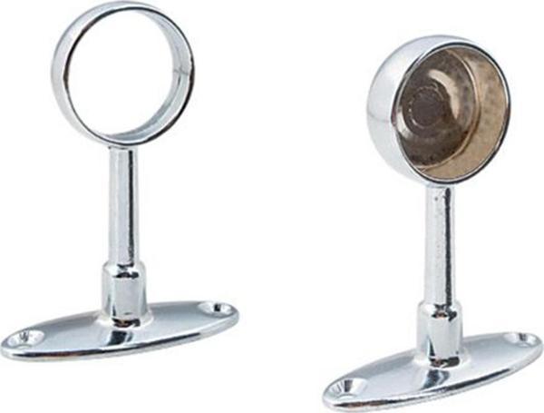 YUVARLAK AYAKLI LÜX FLANŞ AÇIK KROM Q25 mm ( 2 ADET ) - Image 1