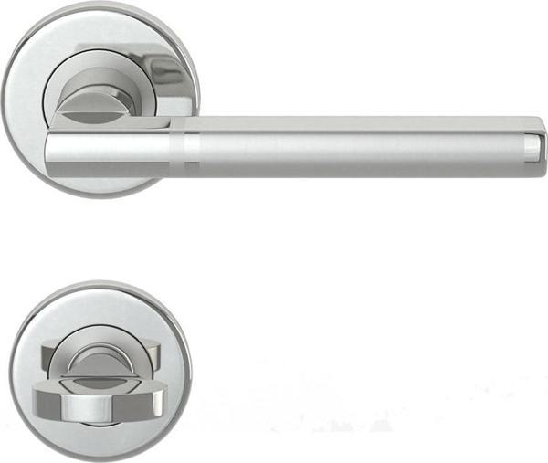 CONDI 1093 SATEN KROM ROZETLI KAPI KOLU ROZETLİ WC (TK) - Image 1