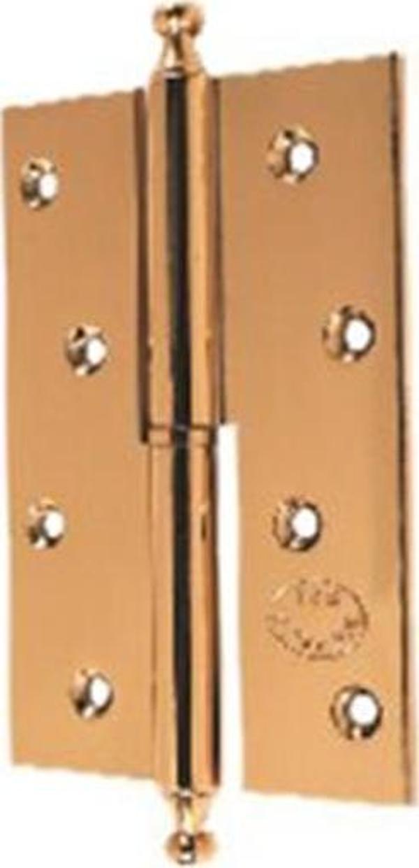 DOĞANLAR 12 CM OKKA KAPI MENTEŞESİ MİSKETLİ ALBİRİFİN SOL - Image 1