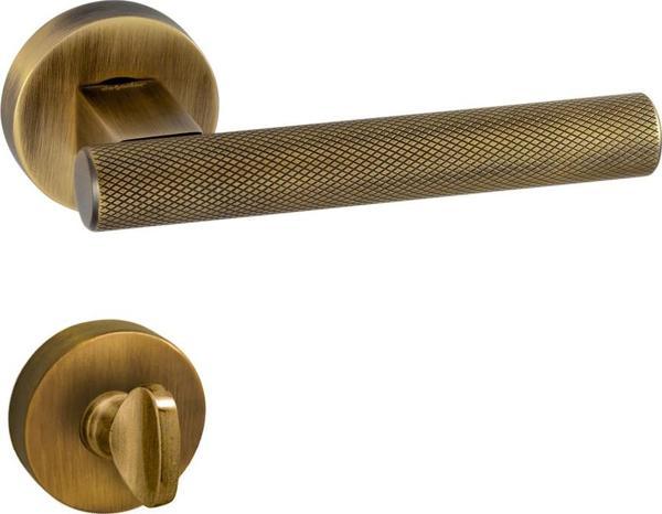 DOĞANLAR BONT OLİFKA MAT VERNİK ROZETLİ KAPI KOLU TAKIM-Wc Kol - Image 1