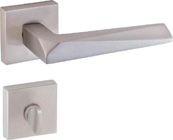 DOĞANLAR PRİZMA SATEN ROZETLİ KAPI KOLU TAKIM-Wc Kol - Image 1