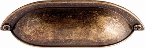 ERKUL 1028 ÇANAK 64 MM ANTİK SARI MOBİLYA KULBU - Image 1