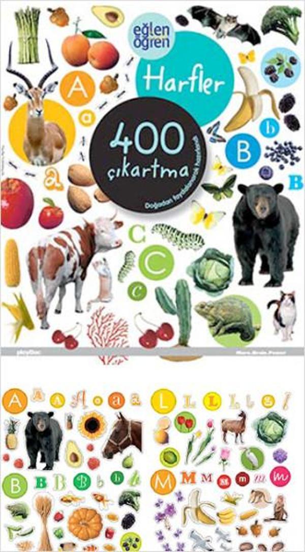 Eğlen Öğren Harfler 400 Çıkartma - Dstil Tasarım - Image 1