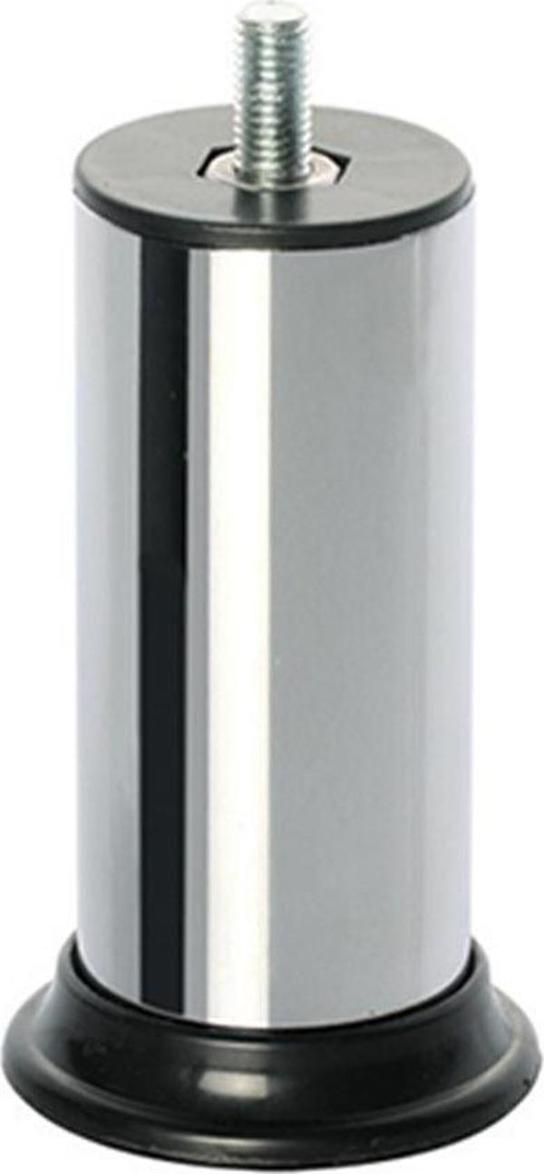EROĞLU ÇAP 51 PLASTİK BİNGOLU BAZA AYAĞI M8 SAPLAMALI KROM 12 CM - Image 1