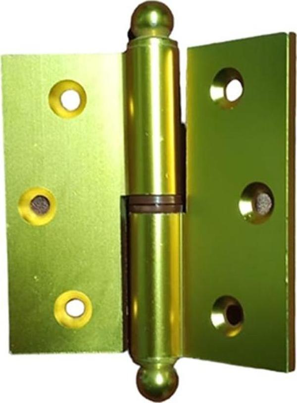 ALÜMİNYUM OKKA MENTEŞE 7 CM SARI SOL - Image 1