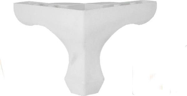 LÜKENS 10 CM BEYAZ PLASTİK AYAK - Image 1