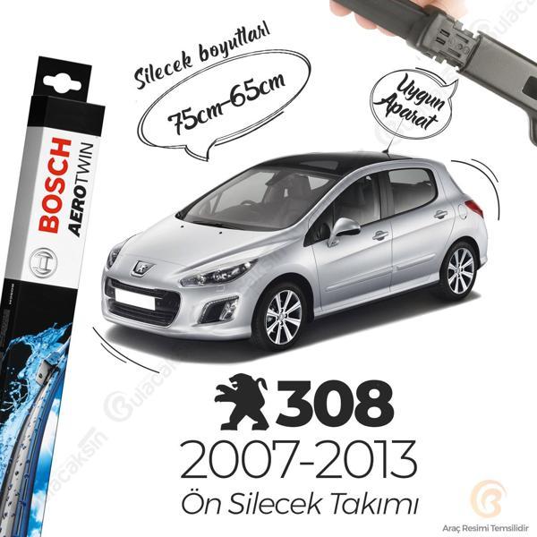 Peugeot 308 Ön Muz Silecek Takımı (2007-2013) Bosch Aerotwin  - Image 1