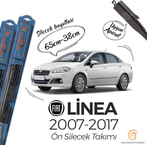 RBW Hybrid Ön Silecek Takımı Fiat Linea 2007-2017 ile uyumlu - Image 1