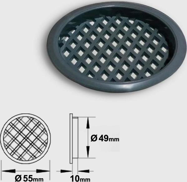 PLASTİK MENFEZ 50 LİK GRİ - Image 1