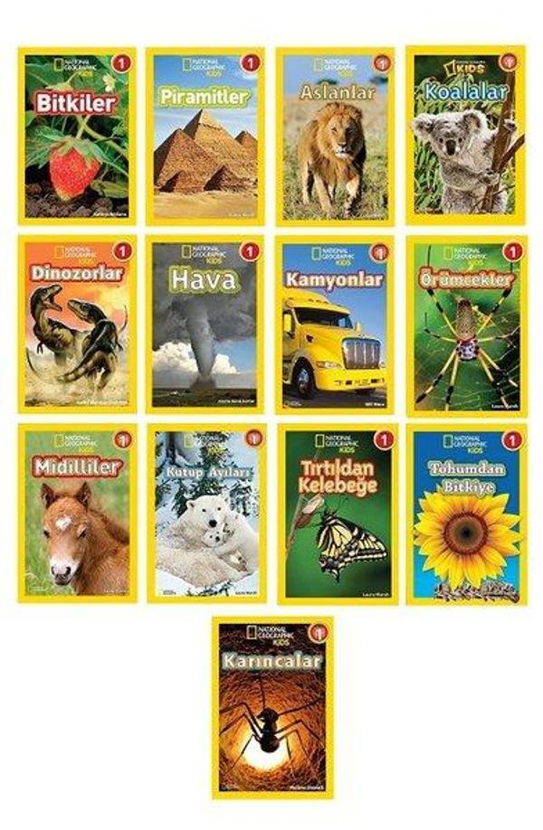 National Geographic Kids - Okuma Serisi Seviye 1 Seti - 13 Kitap Takım - Beta Kids - Image 1