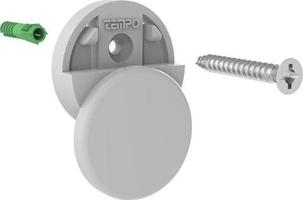TEMPO AYNA SETİ PLASTİK GRİ ÇAP 36 - Image 1