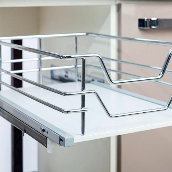 TELESKOPİK TANDEM FRENLİ AHŞAP TABANLI SEPET 55 CM - Image 1