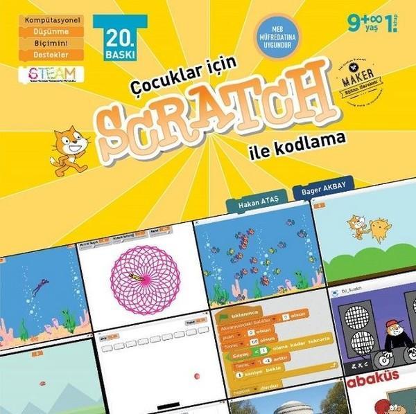 Çocuklar İçin Scratch İle Kodlama 9+ Yaş 1. Kitap - Abaküs Kitap - Image 1