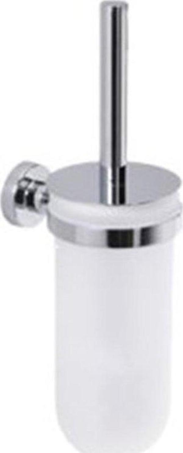 DOĞANLAR YUVARLAK KROM WC FIRÇALIK - Image 1