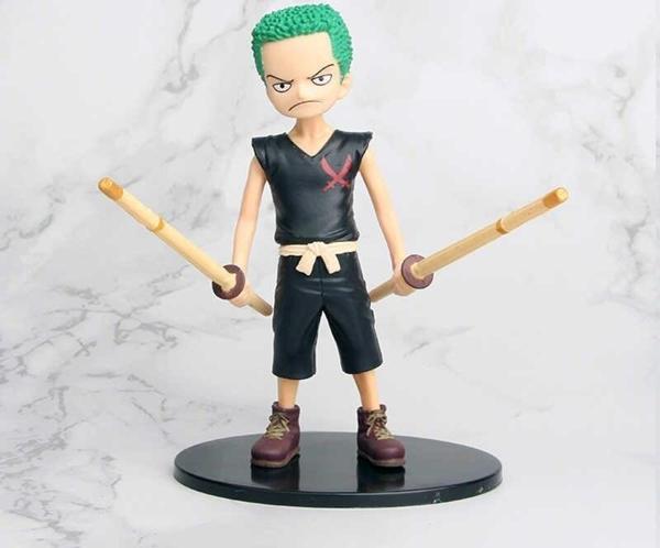 Anime One Piece Action Figure Roronoa Zoro 14Cm Oyuncak Biblo - Image 1