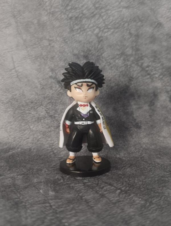 Anime Figür Demon Slayer Gyomei Himejima 9 cm Karakter Figür Oyuncak Biblo  - Image 1